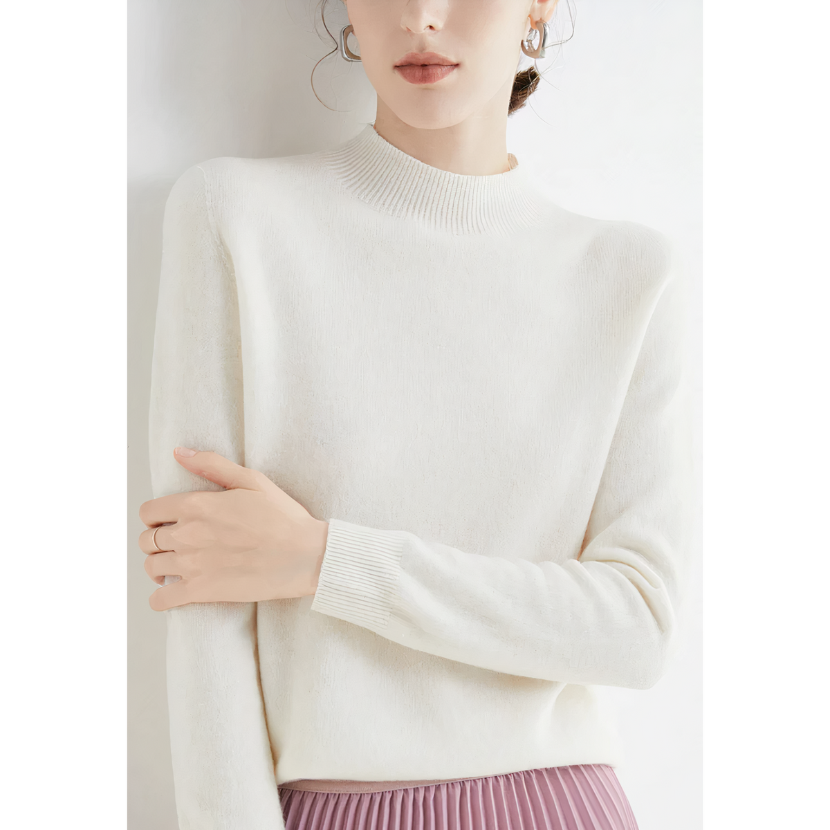 Amara | Women's Soft Knit Crew Neck Winter Jumper