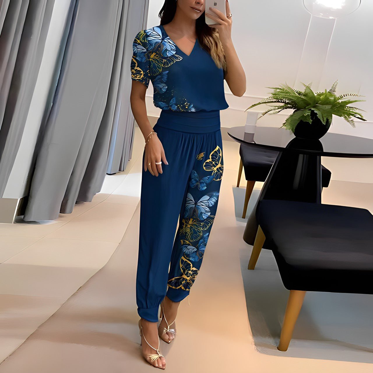 Noéline | Women's Printed Lounge Co-Ord Set