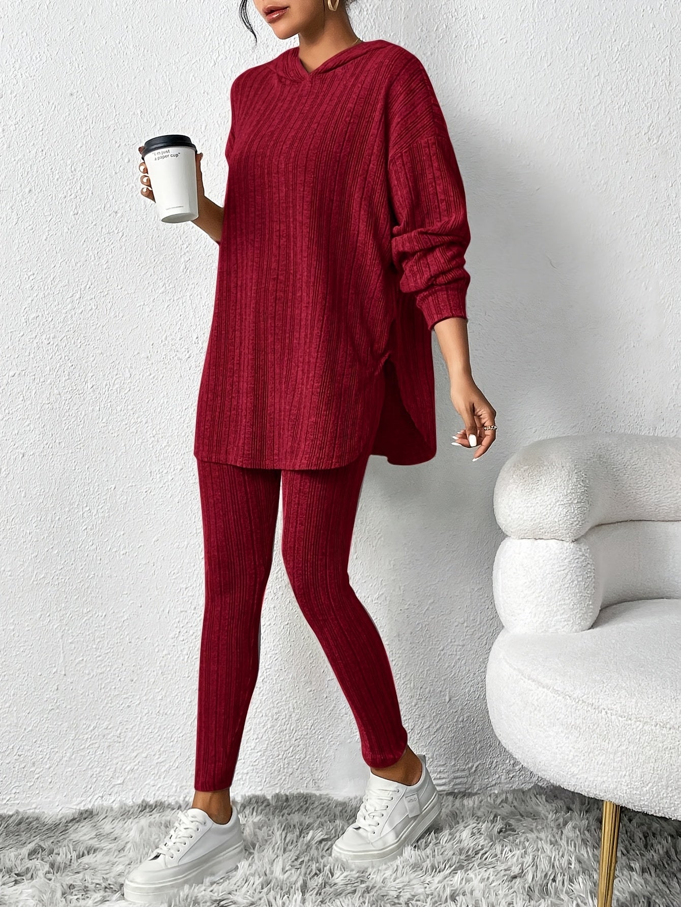 Alessia | Women's Hooded Two Piece Lounge Set
