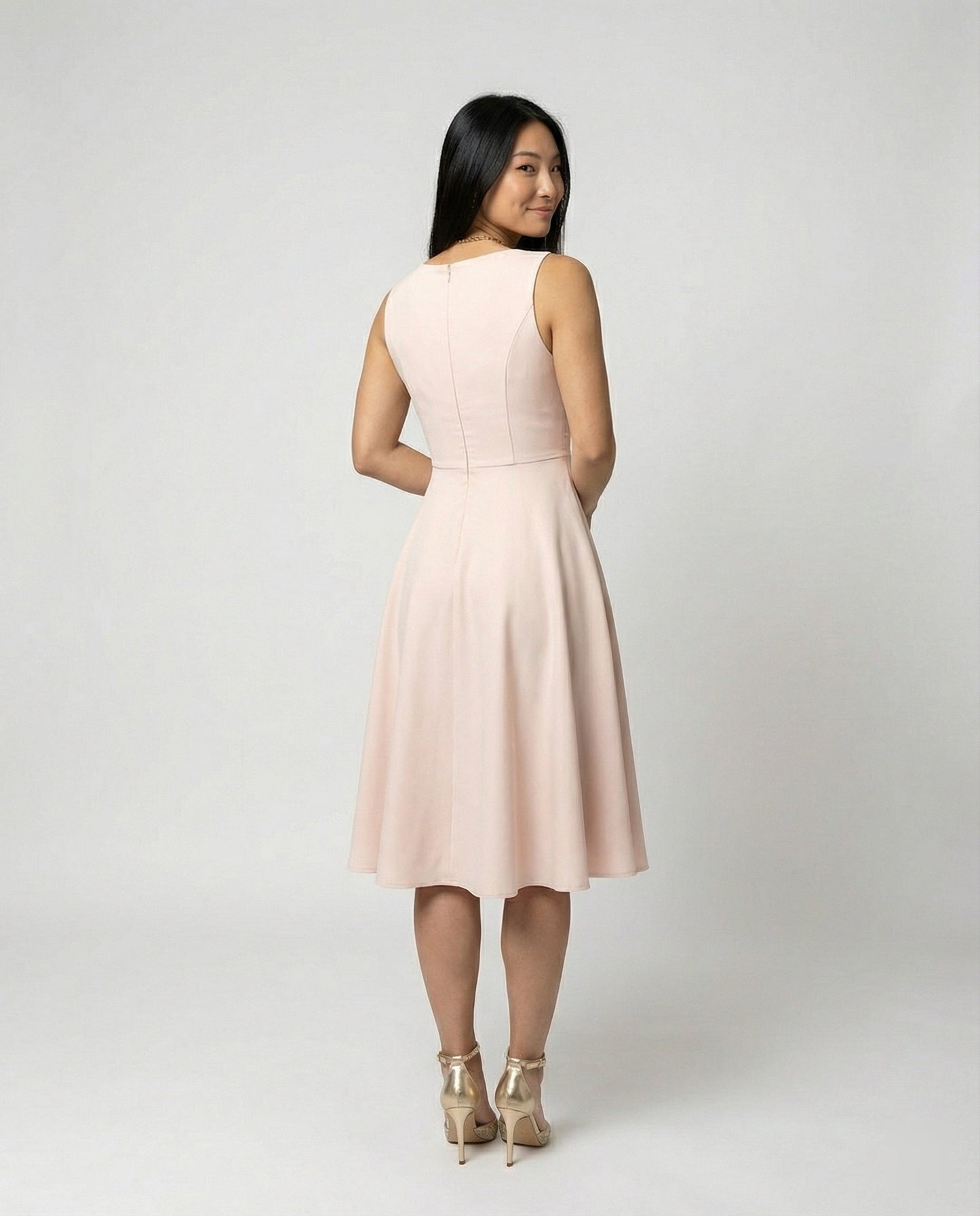 Isabelle | Elegant A-Line Midi Dress