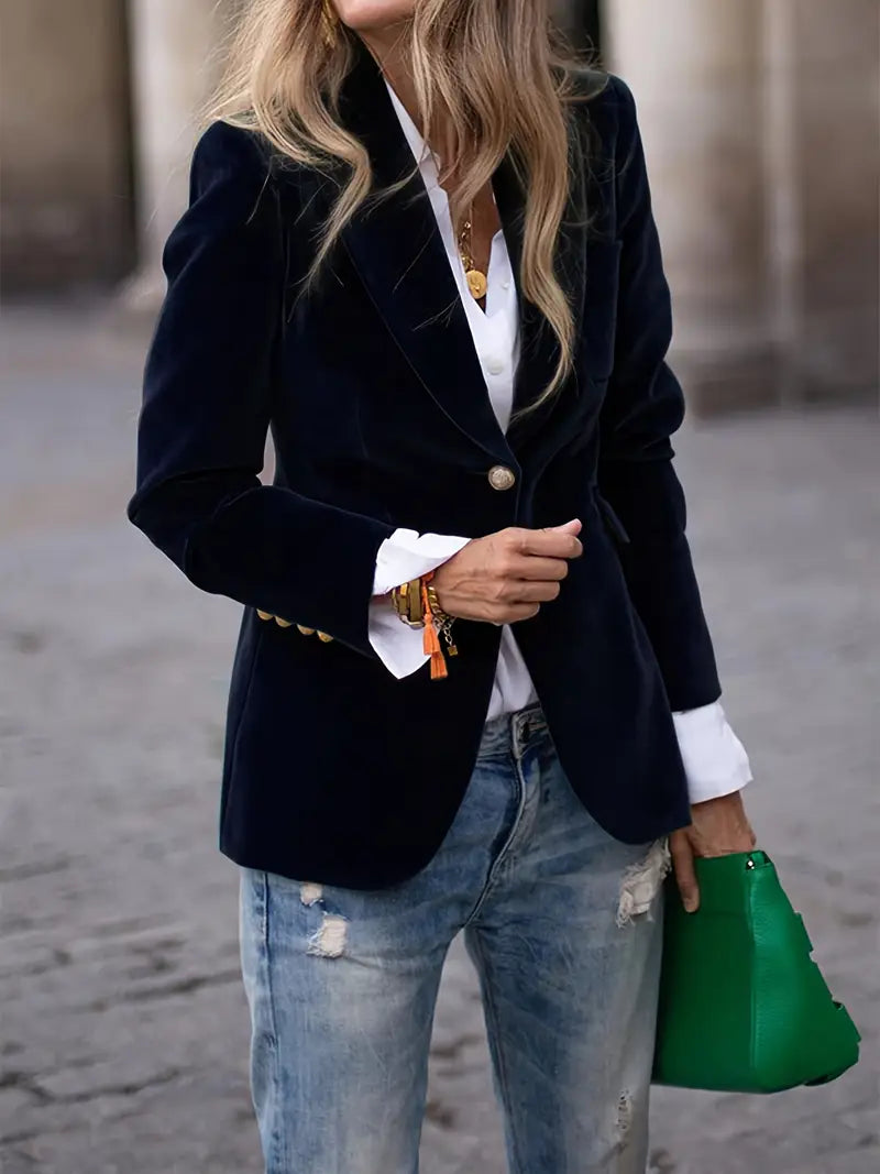 Aveline | Women's Fitted Single-Breasted Tailored Blazer