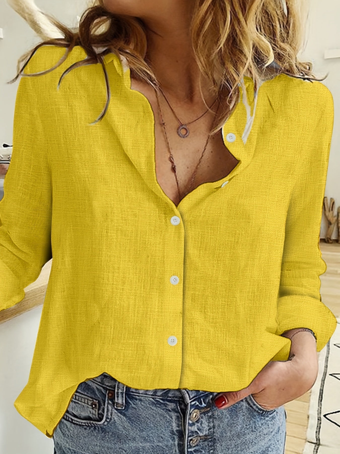 Serephina | Women's Relaxed Long Sleeve Shirt