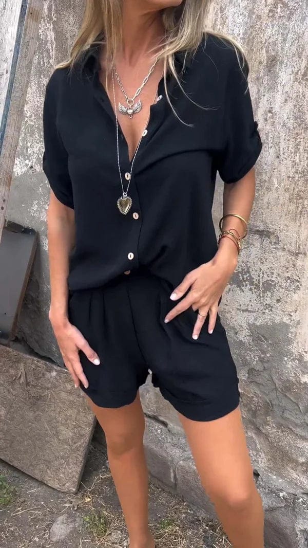 Luna | Casual Summer Shirt & Shorts Set