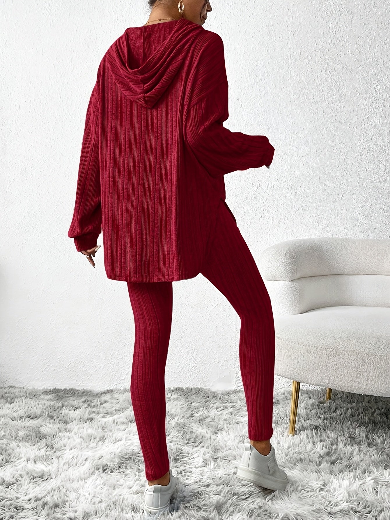 Alessia | Women's Hooded Two Piece Lounge Set