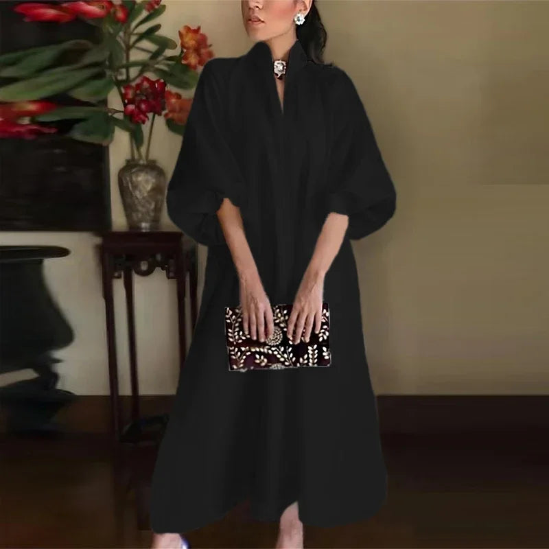 Marisol | Sleeveless High Neck Maxi Dress