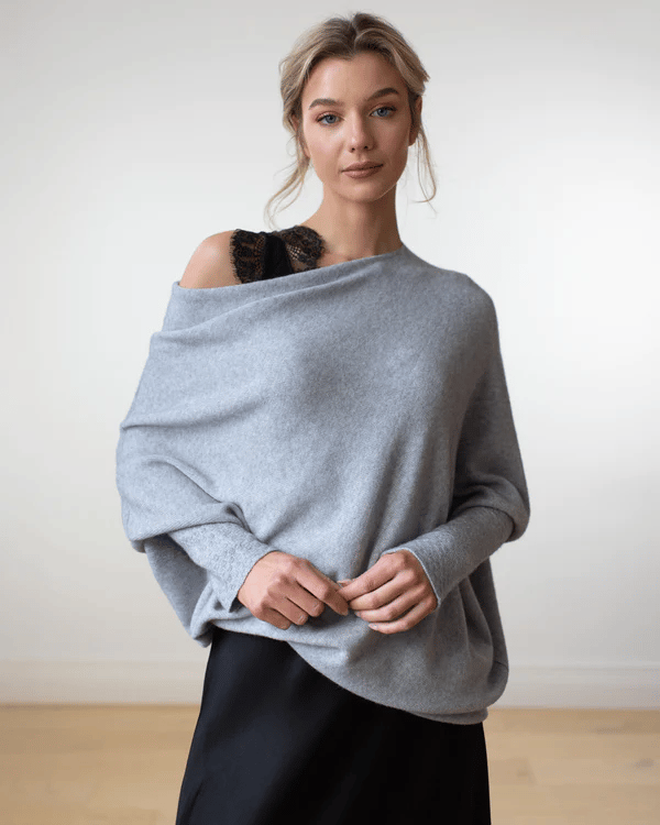 Seraphina | Off Shoulder Long Sleeve Sweater for Women