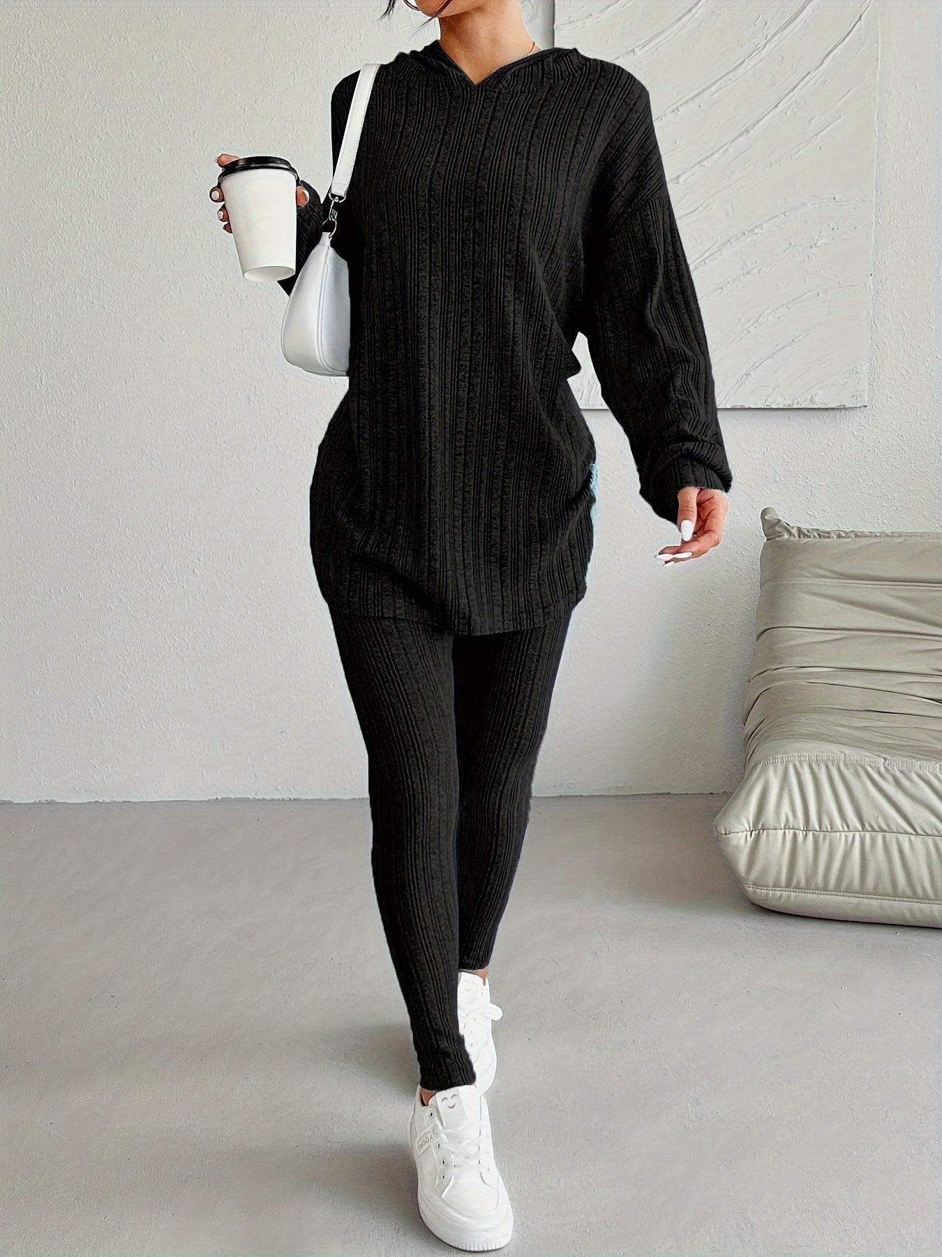 Alessia | Women's Hooded Two Piece Lounge Set