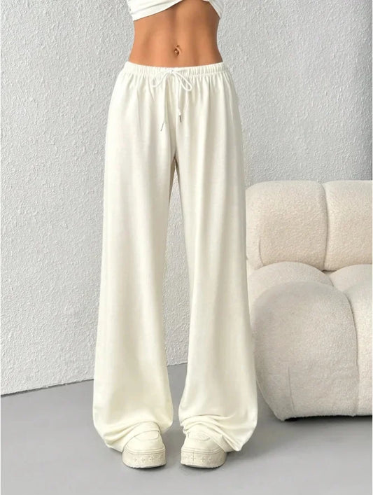 Elowen | Women's Wide Leg Stretch Trousers