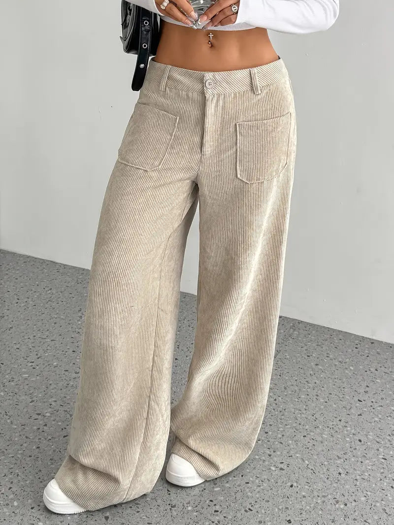 Loréa | Women's Tailored Wide-Leg Trousers