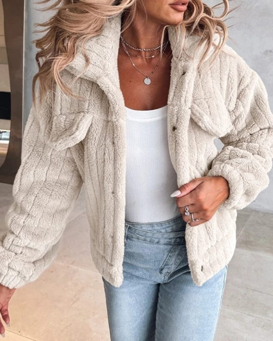 Tess | Women's Oversized Sherpa Jacket