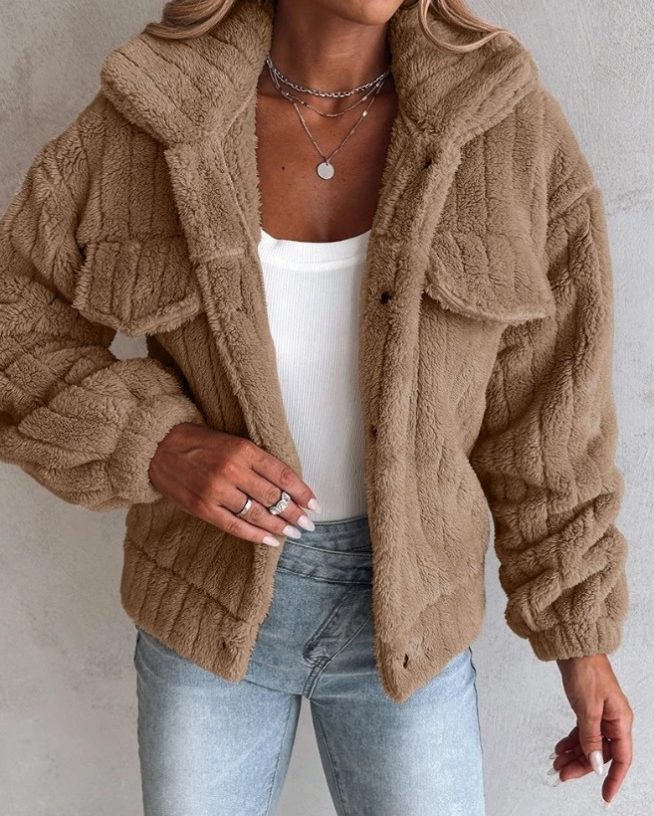 Tess | Women's Oversized Sherpa Jacket