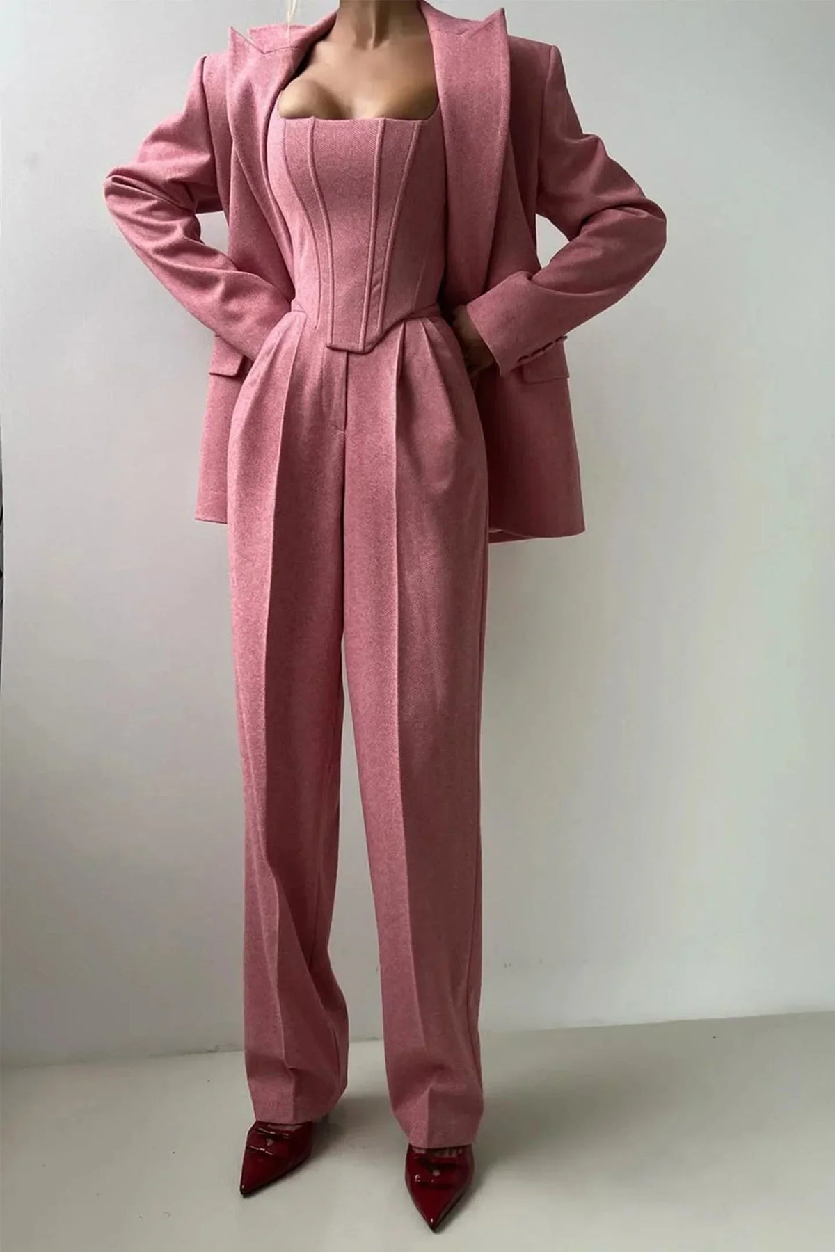 Séverine | Women's Tailored Jumpsuit and Blazer Set
