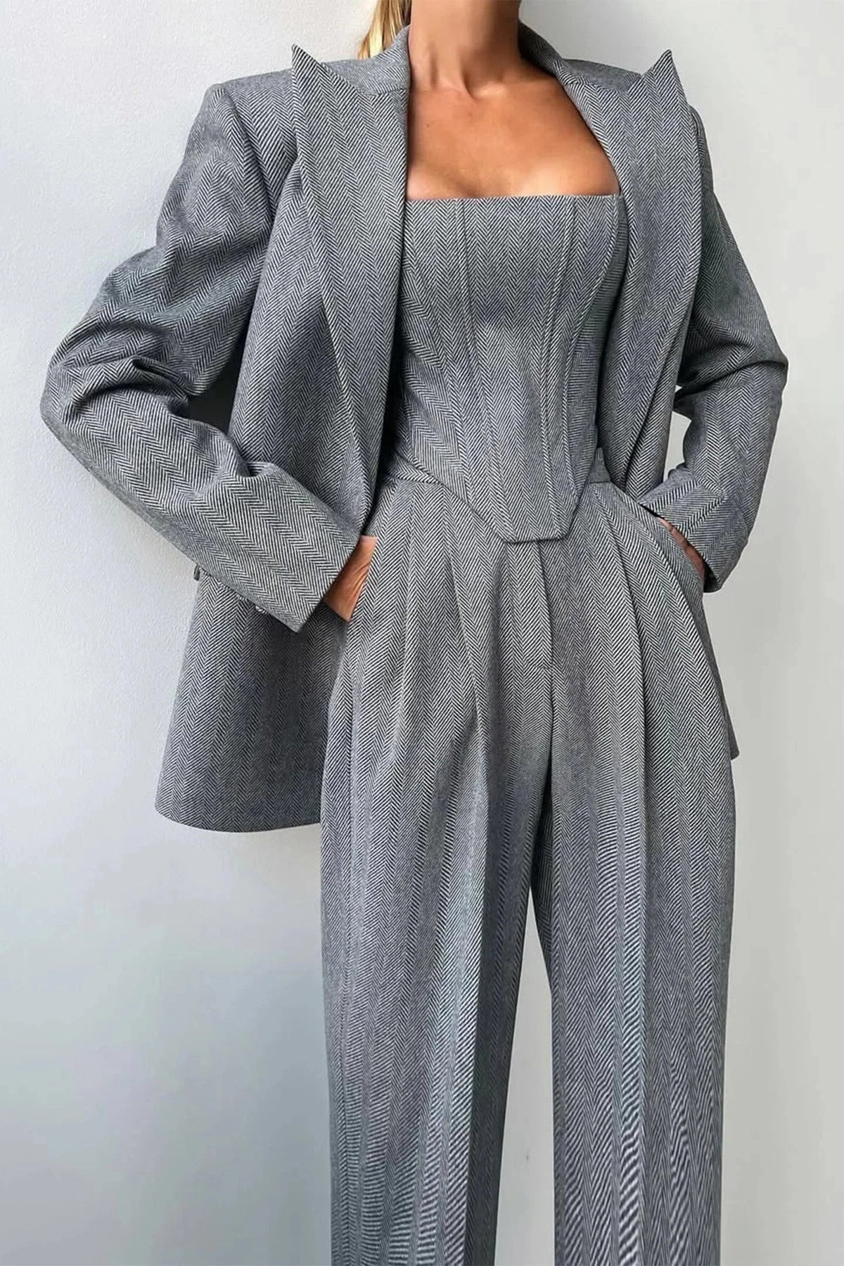 Séverine | Women's Tailored Jumpsuit and Blazer Set