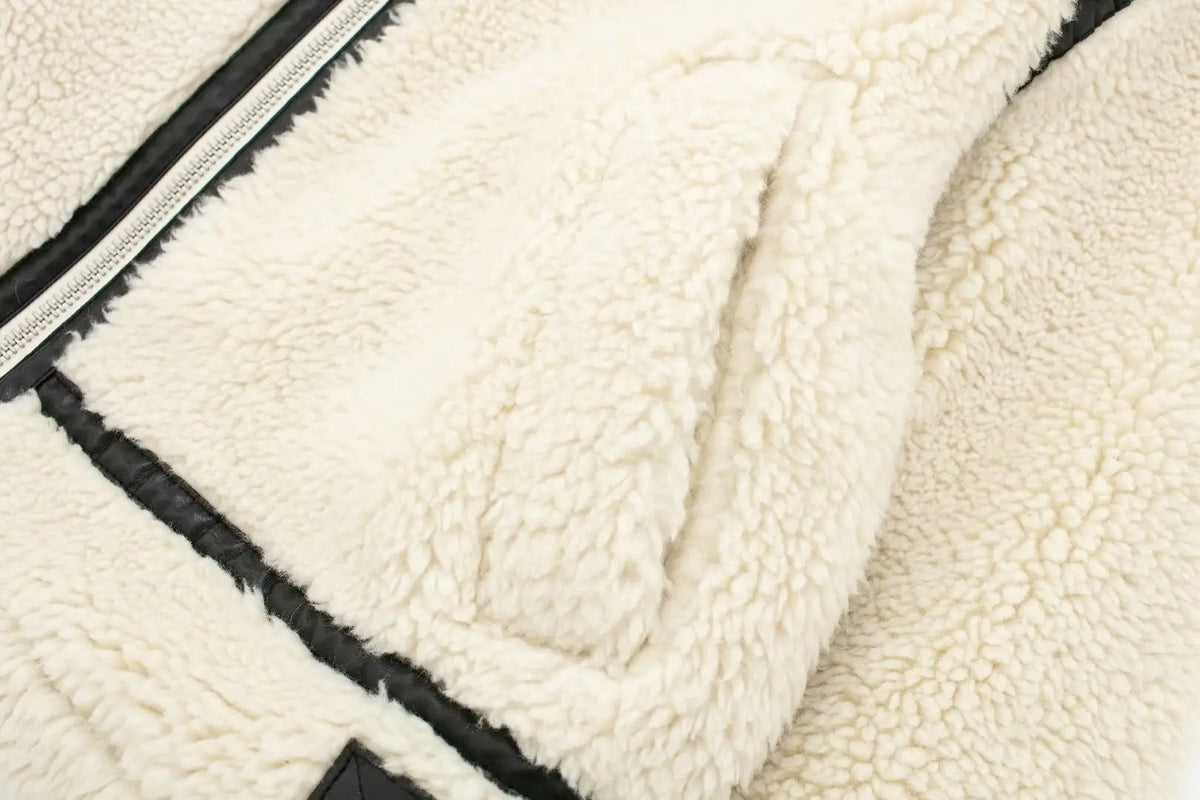 Juniper | Women's Oversized Teddy Jacket with Contrast Trim