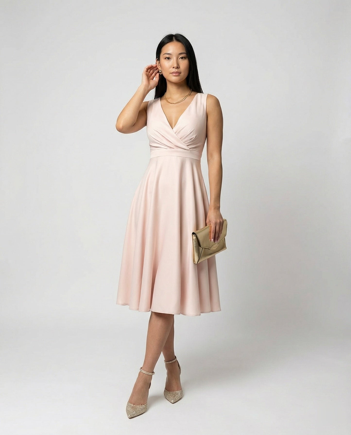 Isabelle | Elegant A-Line Midi Dress