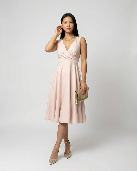 Isabelle | Elegant A-Line Midi Dress