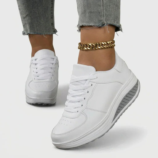 Galilea | Women's Platform Lace-Up Trainers