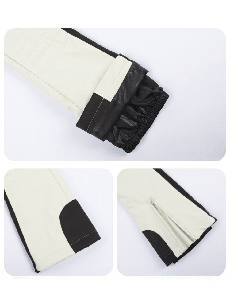 Torunn | Women's High Waisted Skinny Waterproof Ski Trousers with Snow Gaiters