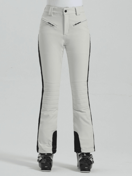 Torunn | Women's High Waisted Skinny Waterproof Ski Trousers with Snow Gaiters