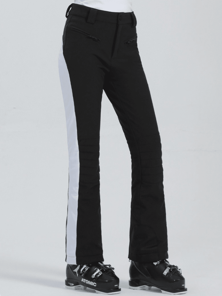 Torunn | Women's High Waisted Skinny Waterproof Ski Trousers with Snow Gaiters