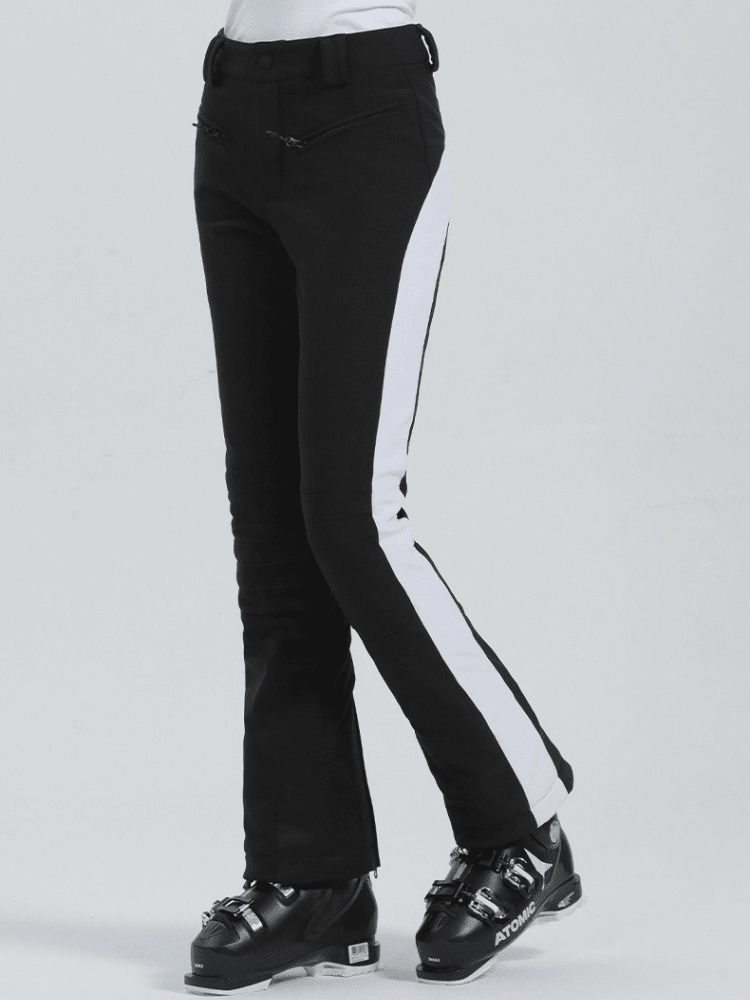 Torunn | Women's High Waisted Skinny Waterproof Ski Trousers with Snow Gaiters