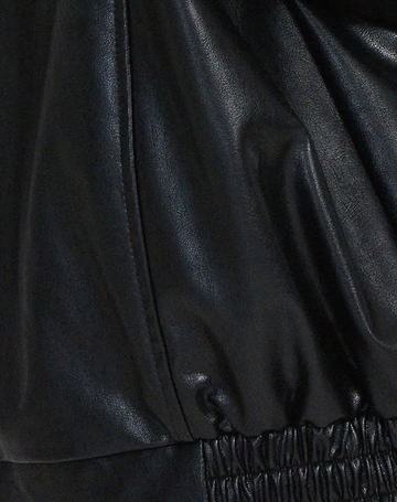 Winona | Oversized Leather Jacket with Collar