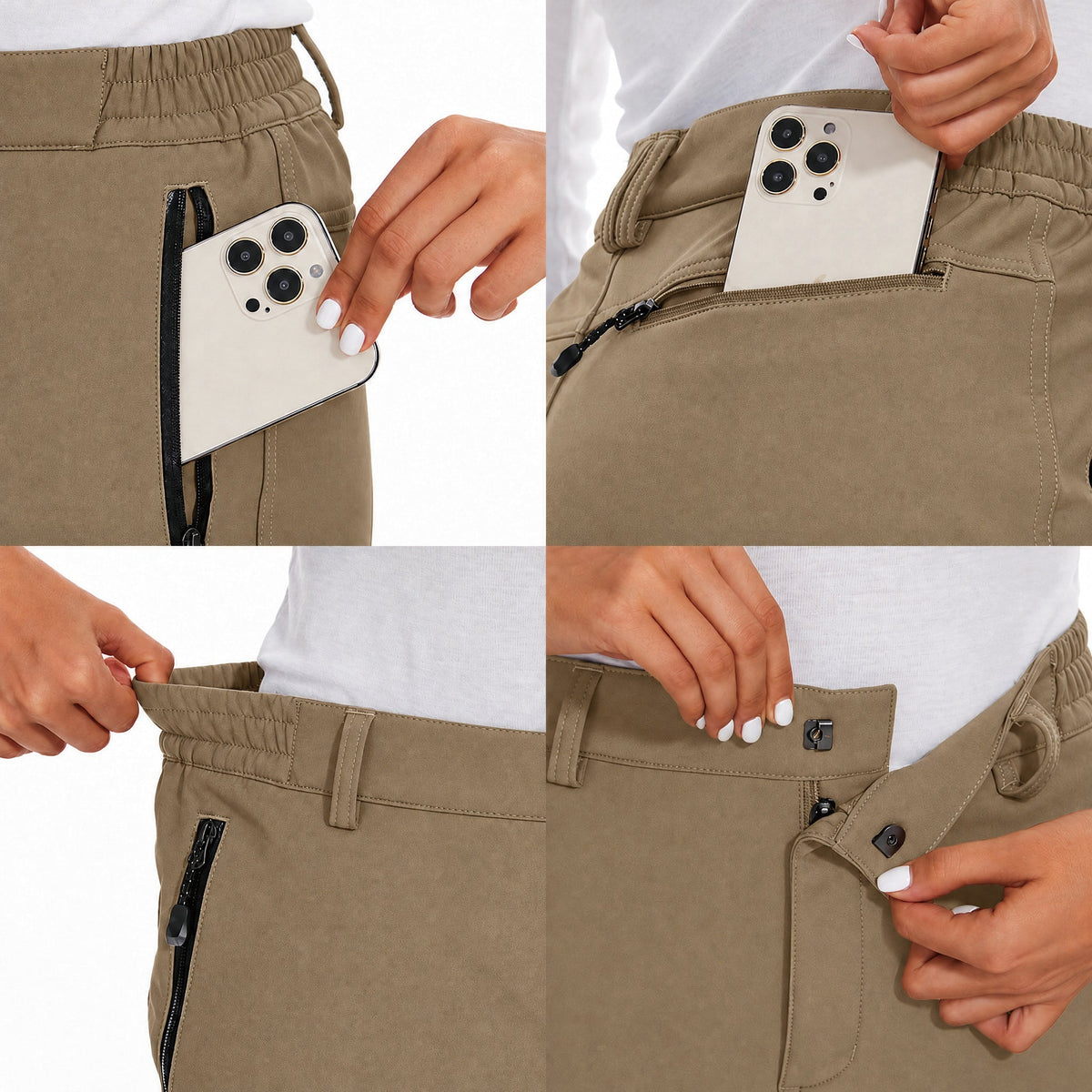 Bodil | Women's Fleece Lined Water-Resistant Ski Trousers