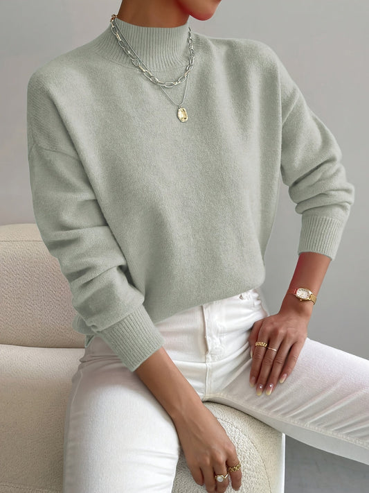 Élodie | Women's Classic Crew Neck Knit Sweater