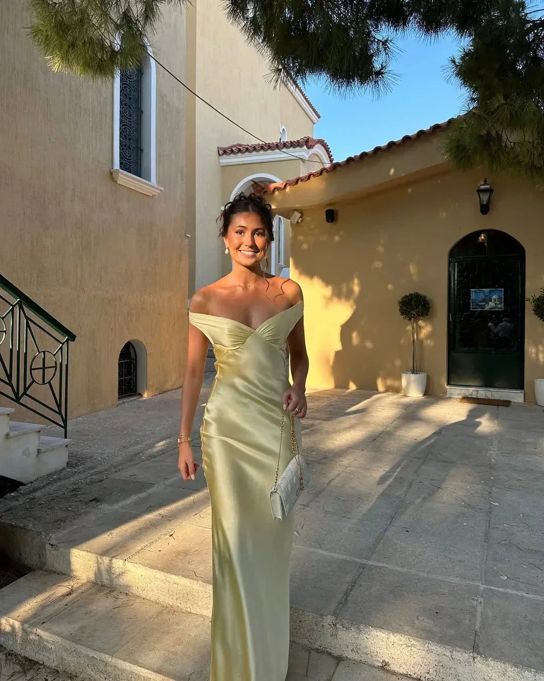 Women's Off-Shoulder Christmas Party Maxi Dress