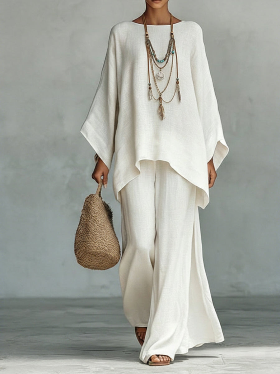Éloïse | Women's Linen Blend Two-Piece Set