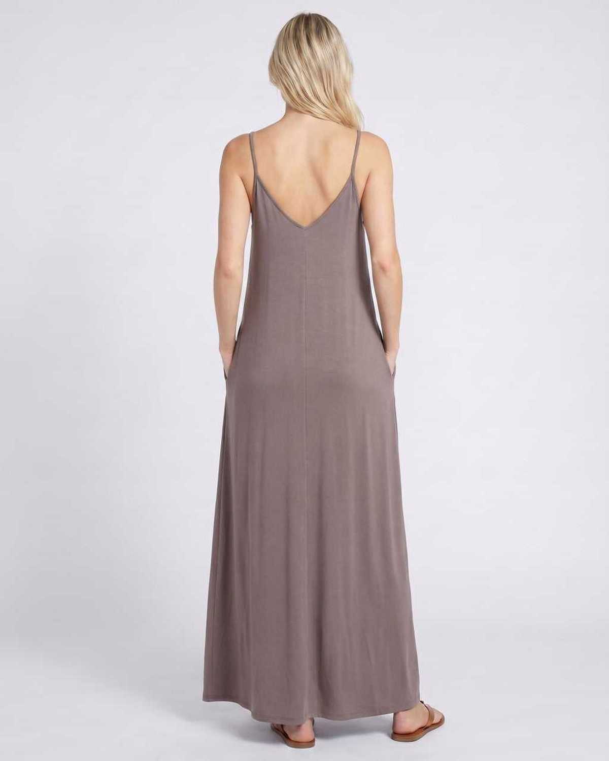 Sophia | Elegant V-Neck Maxi Dress with Pockets