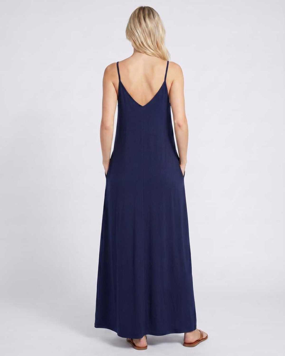 Sophia | Elegant V-Neck Maxi Dress with Pockets