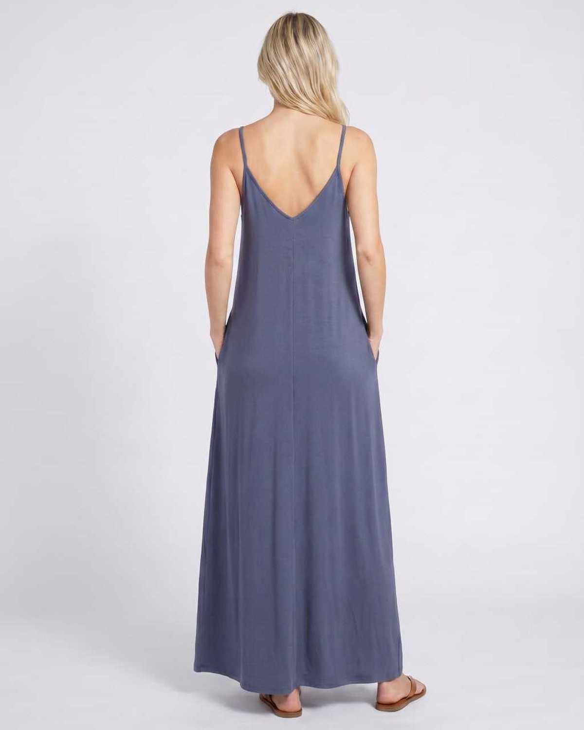 Sophia | Elegant V-Neck Maxi Dress with Pockets