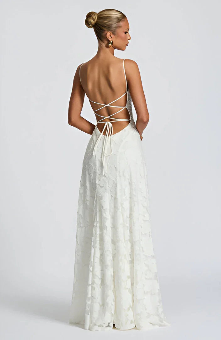 Maravelle | Floral Maxi Wedding Guest Dress