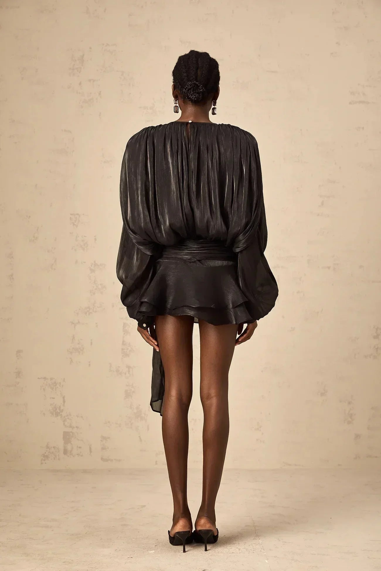 Valentina | Elegant Draped Mini Dress