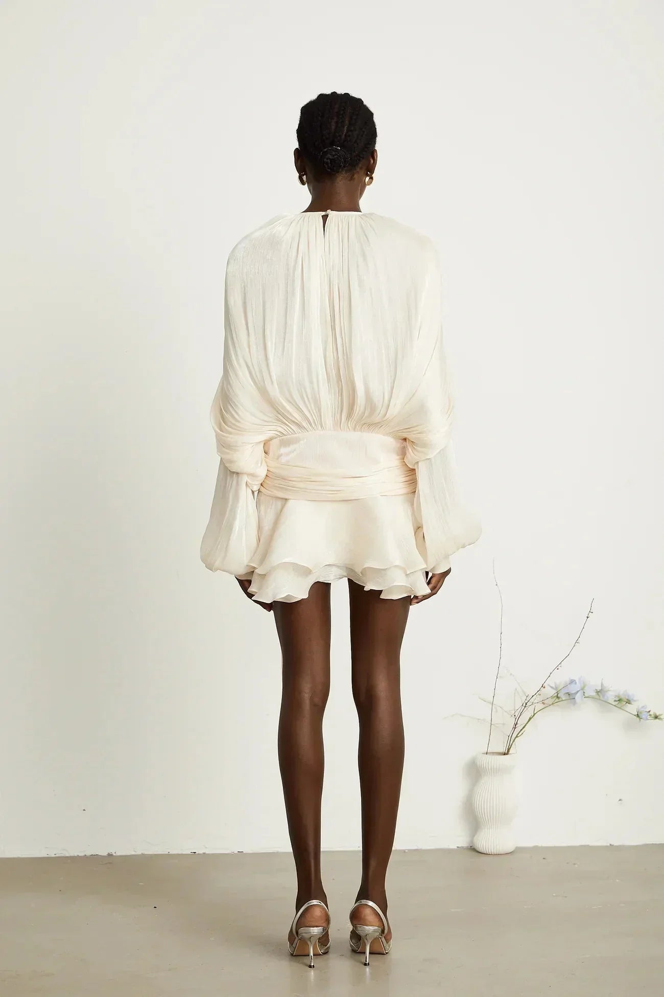 Valentina | Elegant Draped Mini Dress