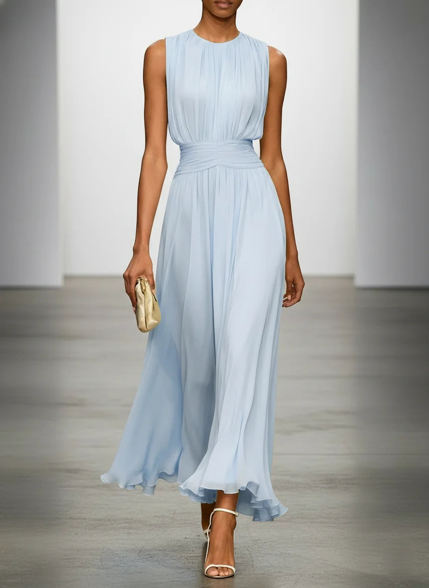 Aurora | Elegant Chiffon Maxi Dress