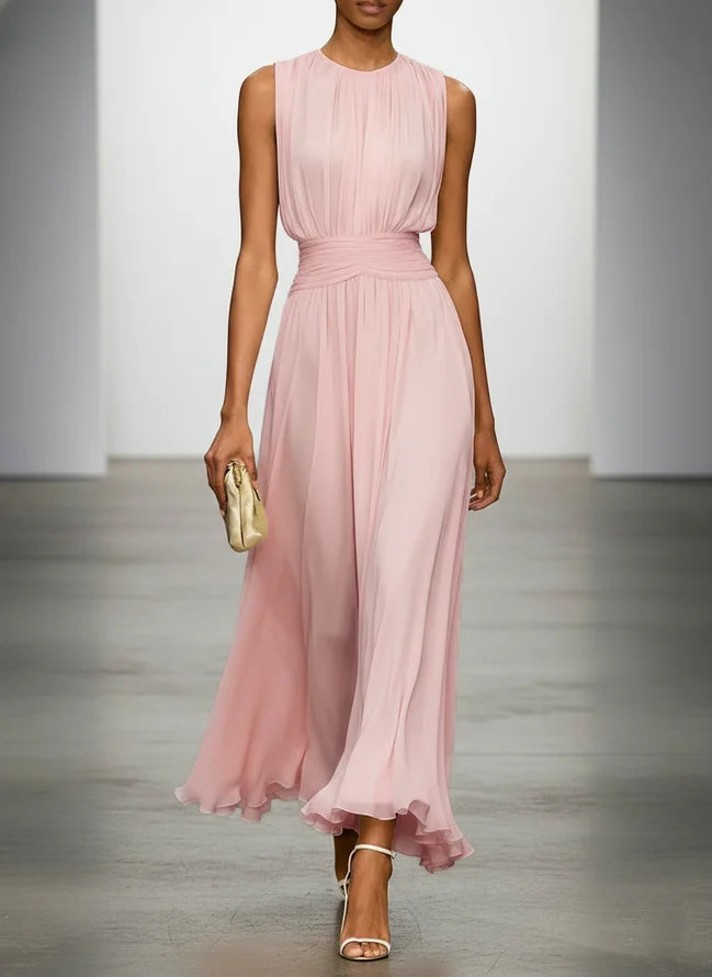 Aurora | Elegant Chiffon Maxi Dress