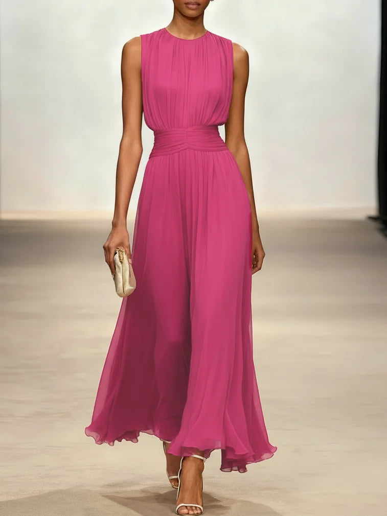 Aurora | Elegant Chiffon Maxi Dress