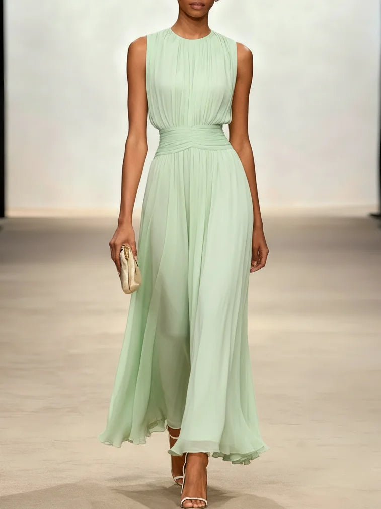 Aurora | Elegant Chiffon Maxi Dress