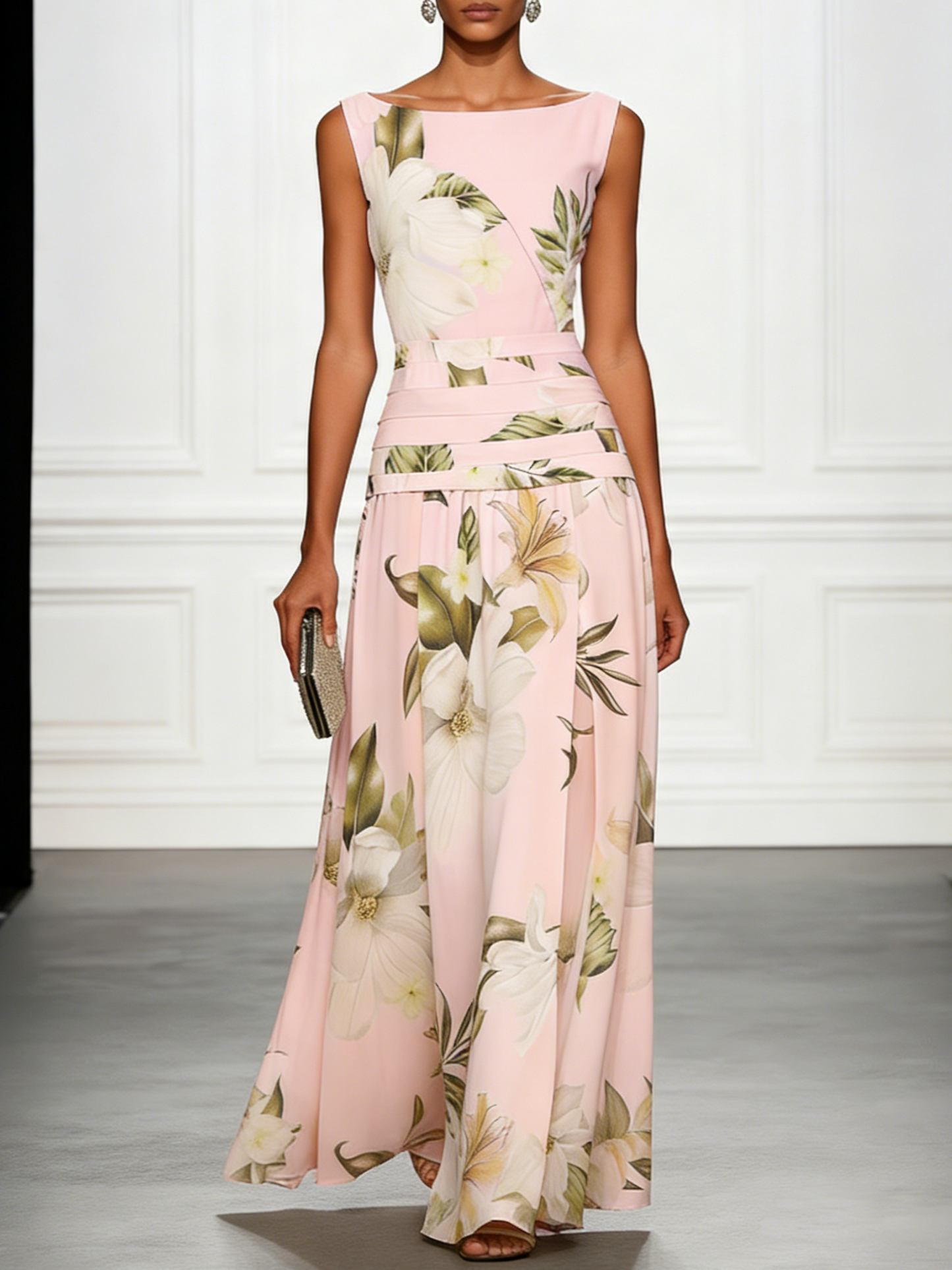 Vivienne | Elegant Floral Maxi Dress