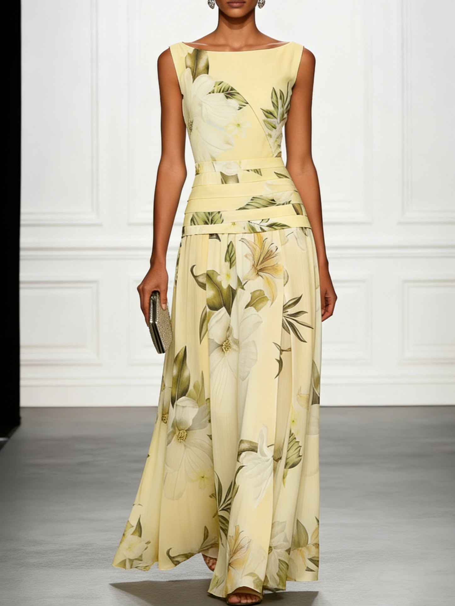 Vivienne | Elegant Floral Maxi Dress