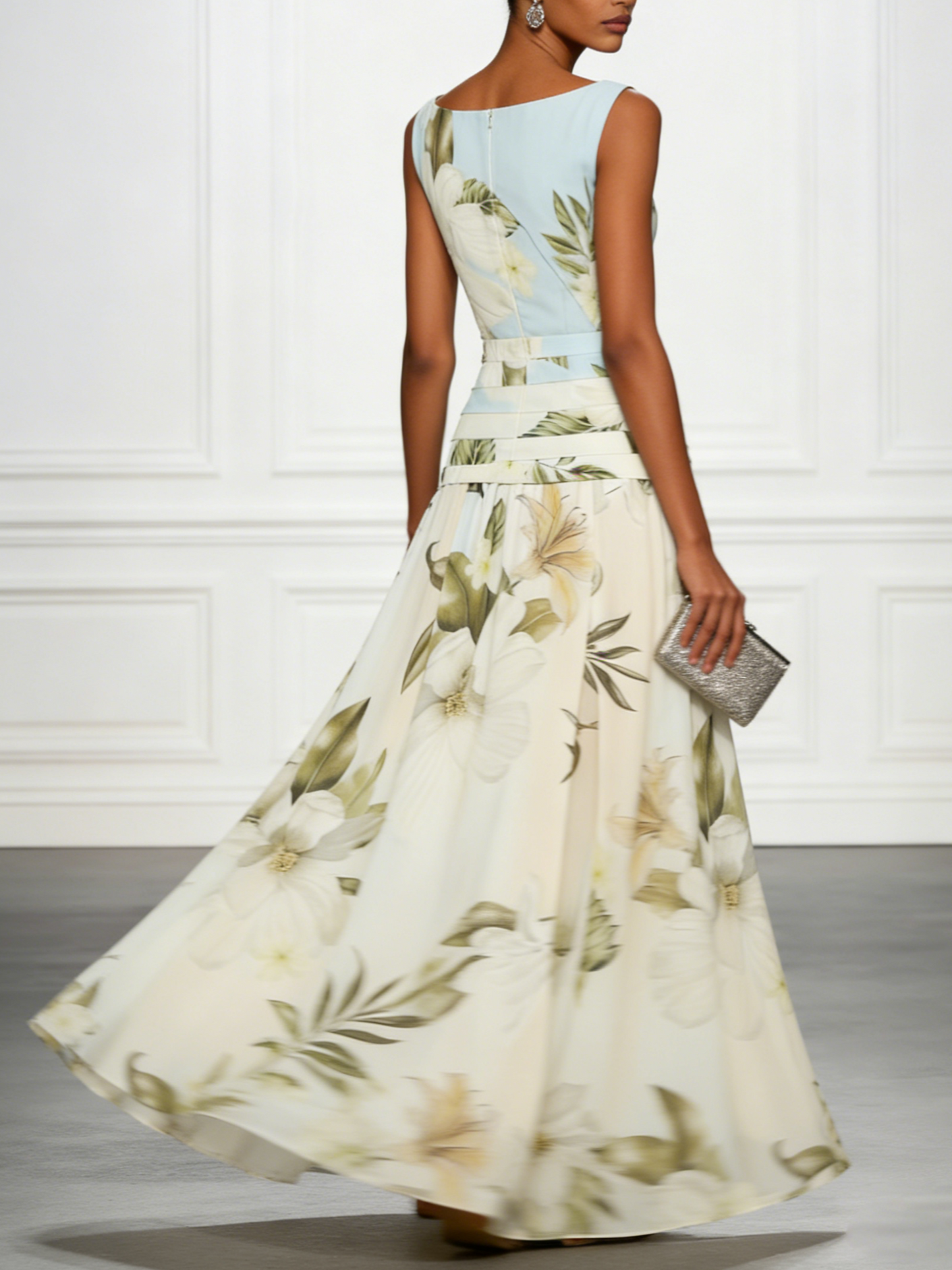 Vivienne | Elegant Floral Maxi Dress