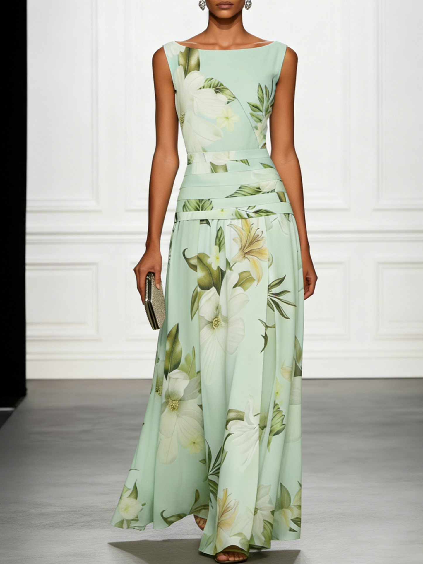Vivienne | Elegant Floral Maxi Dress