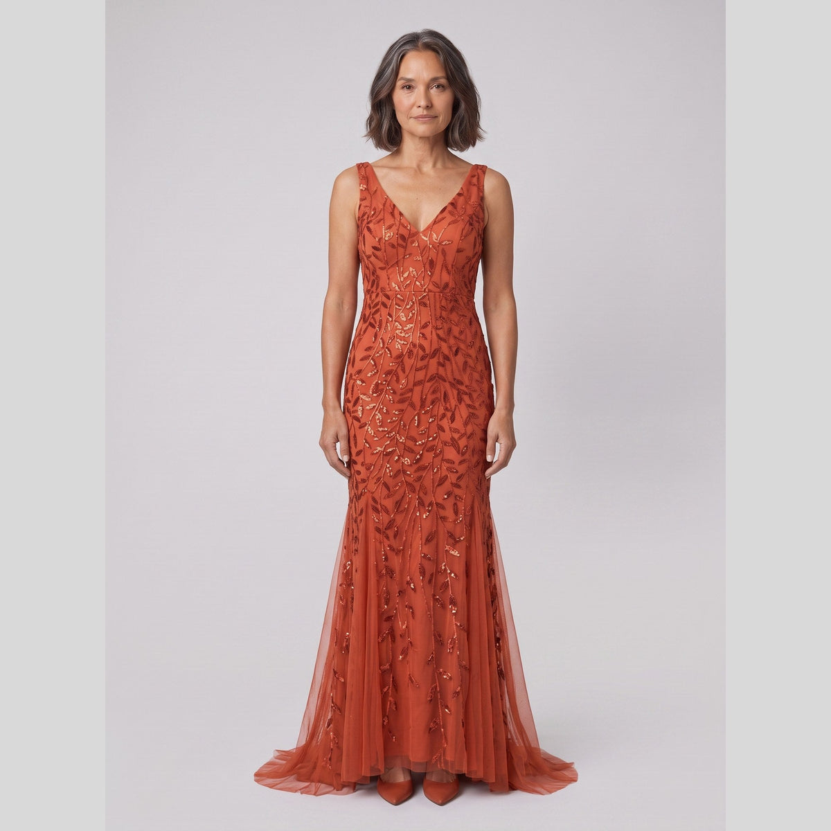 Women's Sequin Fishtail Christmas Party Gown