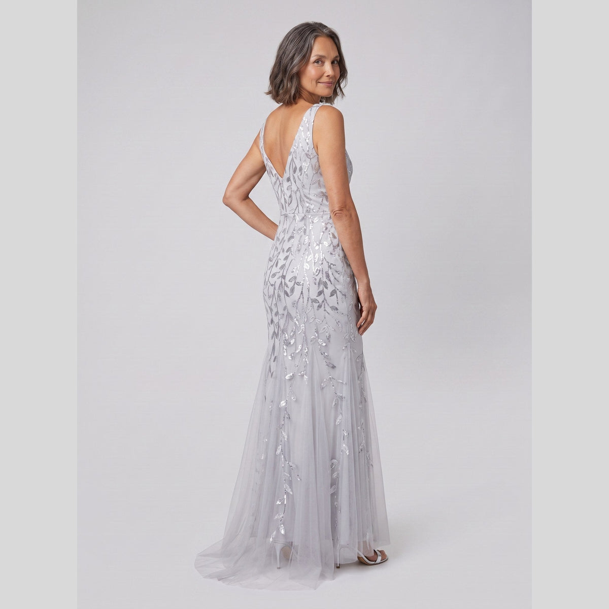 Women's Sequin Fishtail Christmas Party Gown