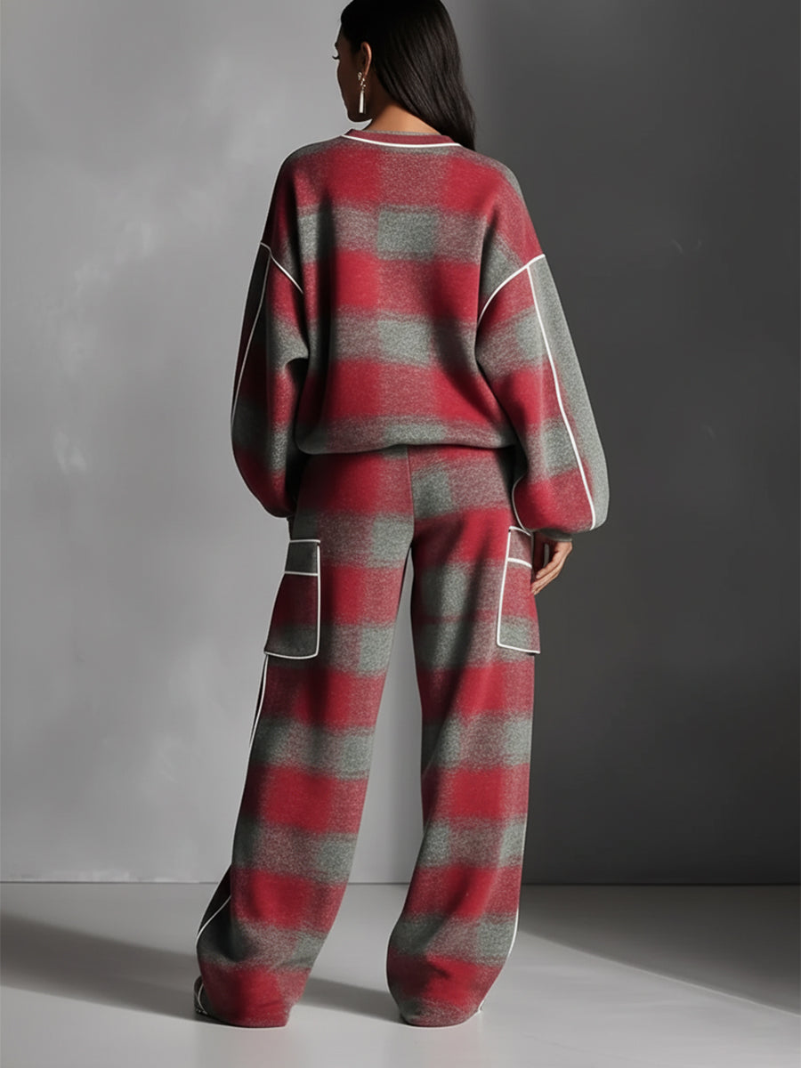 Solenne | Women's Fleece Sweatshirt & Joggers Co-Ord Set