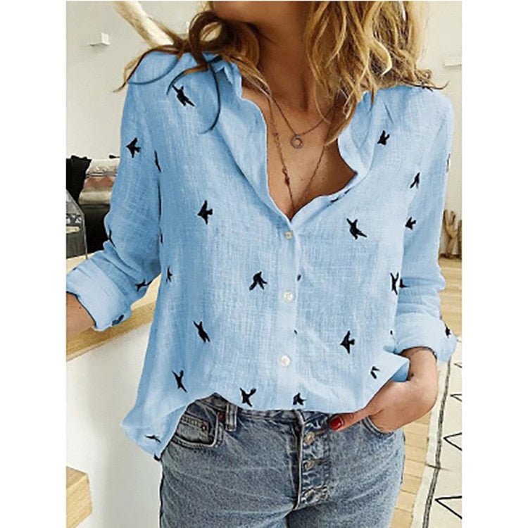 Avelisse | Women's Relaxed Button-Up Blouse