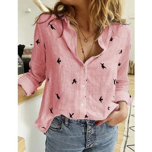 Avelisse | Women's Relaxed Button-Up Blouse