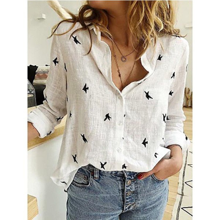 Avelisse | Women's Relaxed Button-Up Blouse